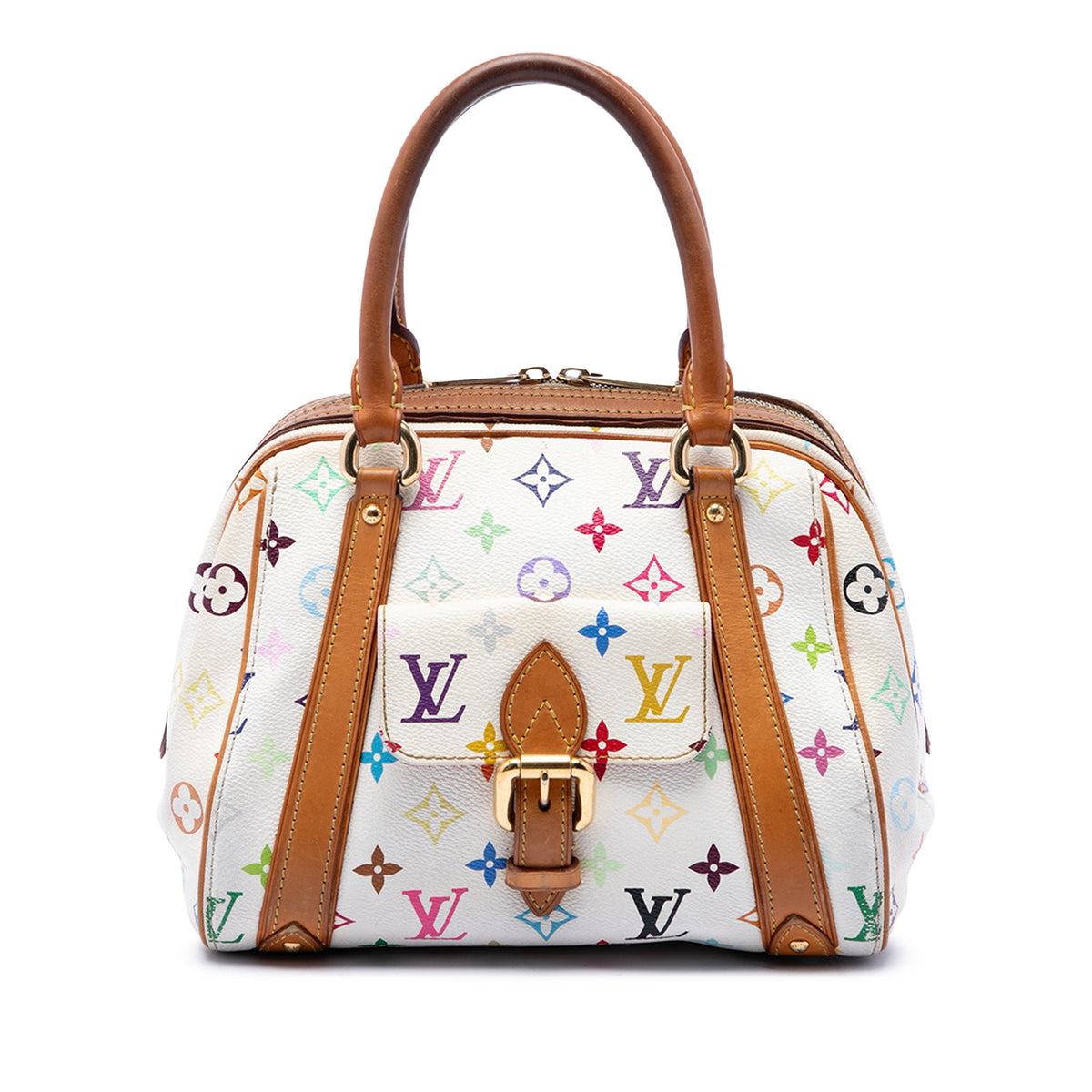 Louis Vuitton Monogram Multicolore Priscilla — White