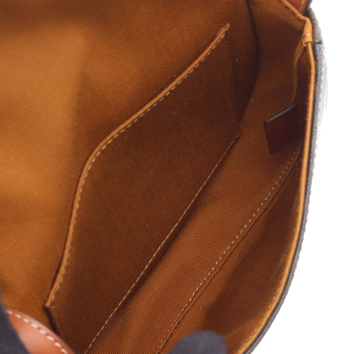 Celine Mini Triomphe Coated Canvas Besace Crossbody
