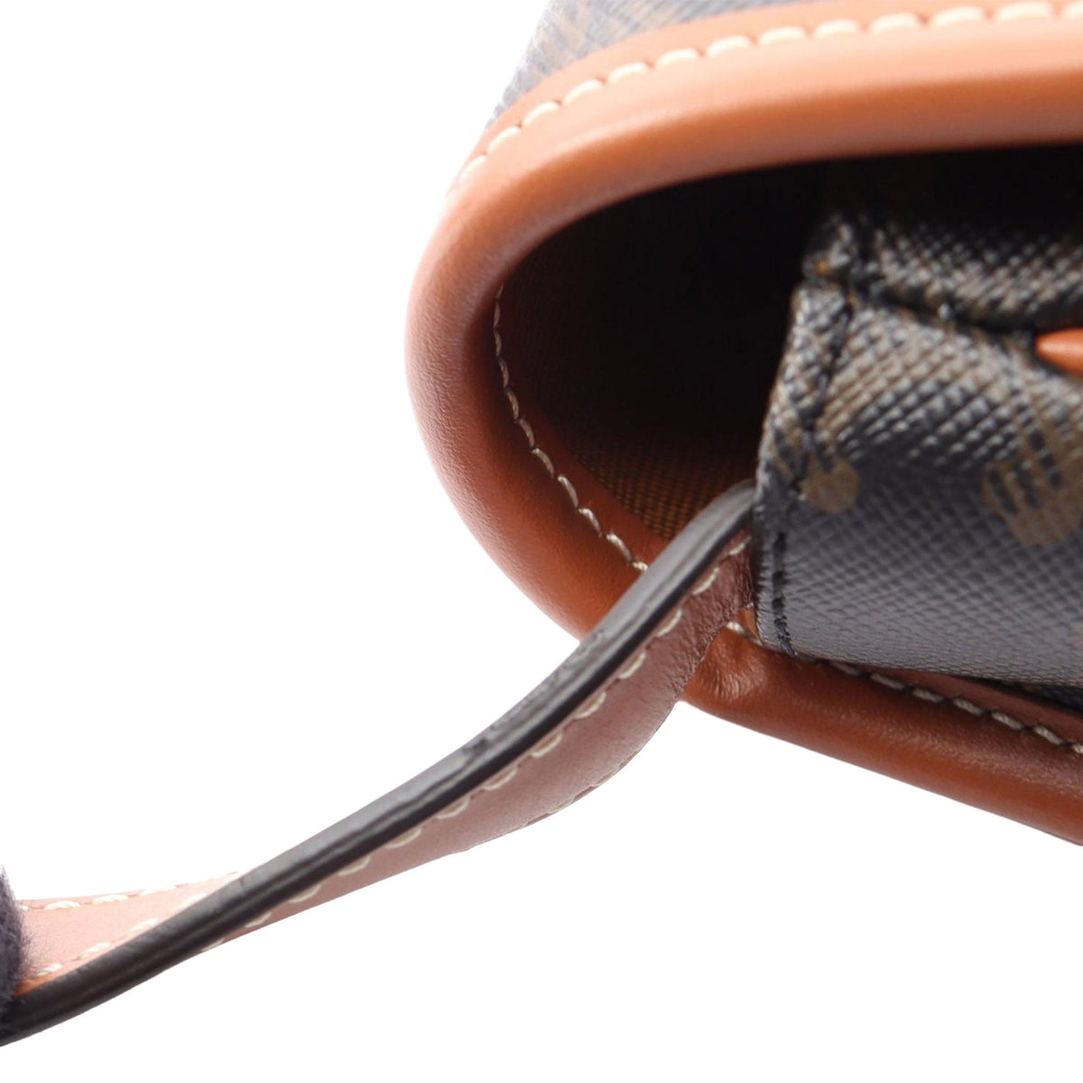 Celine Mini Triomphe Coated Canvas Besace Crossbody