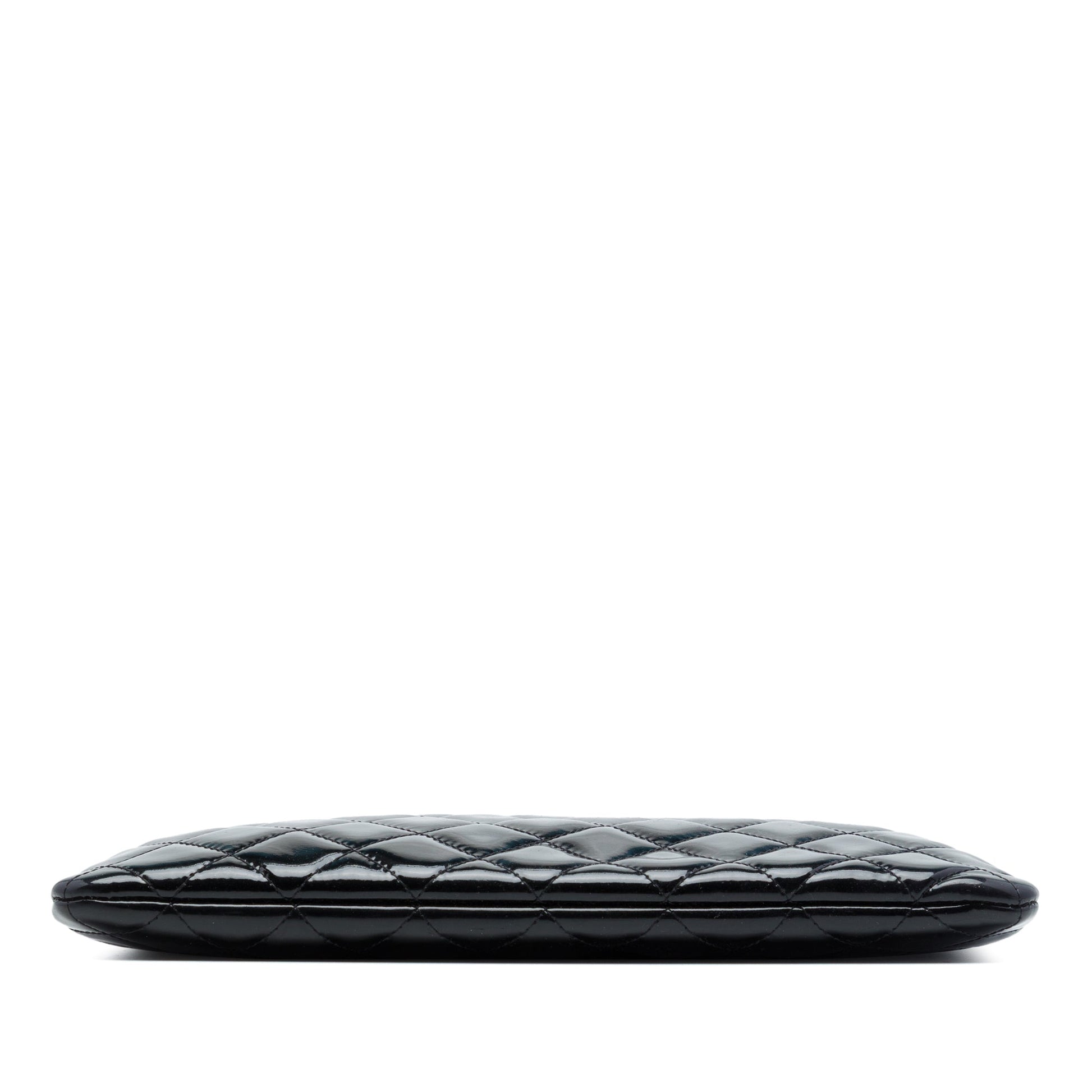 Chanel Medium Quilted Patent O Case Clutch