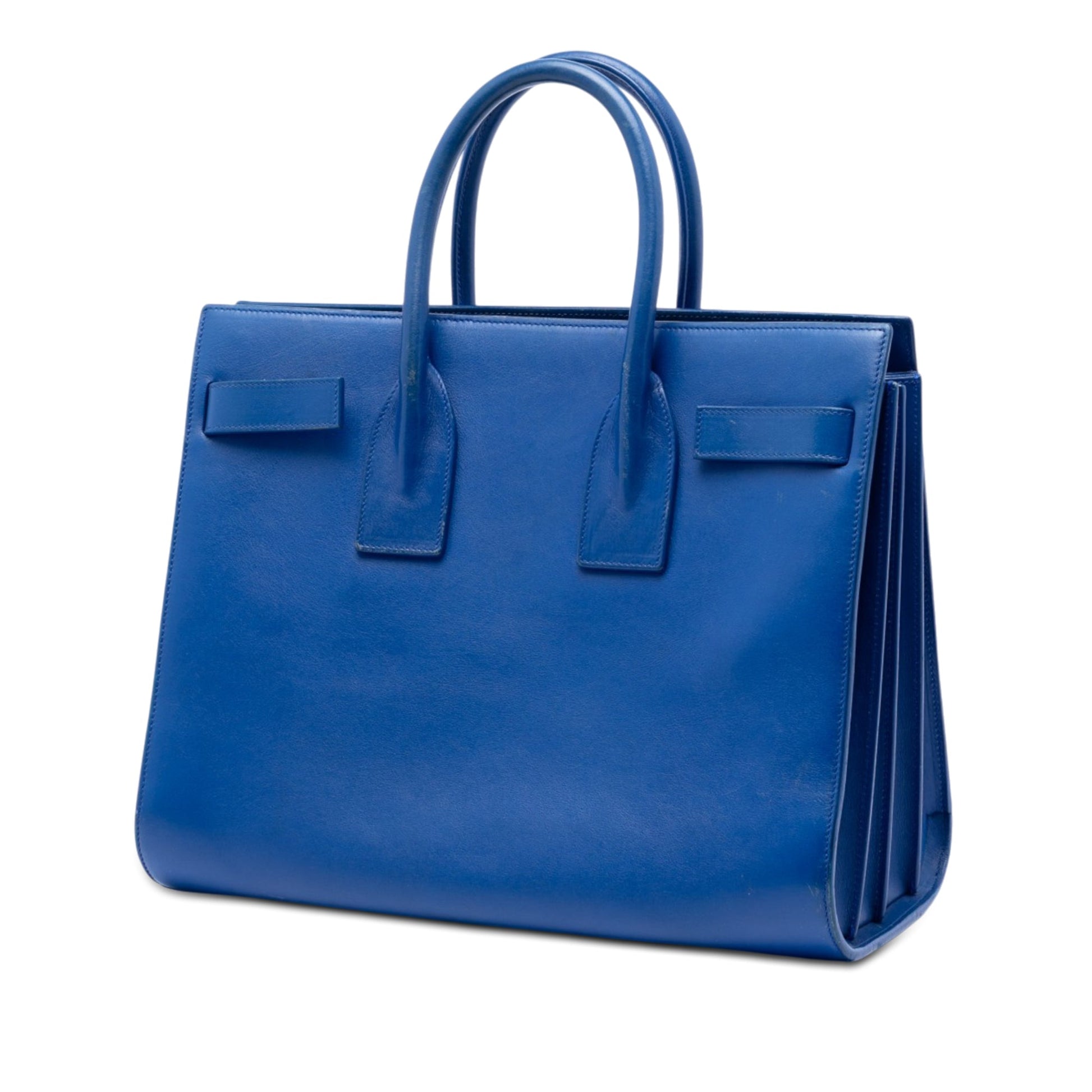 Saint Laurent Small Leather Sac De Jour Satchel
