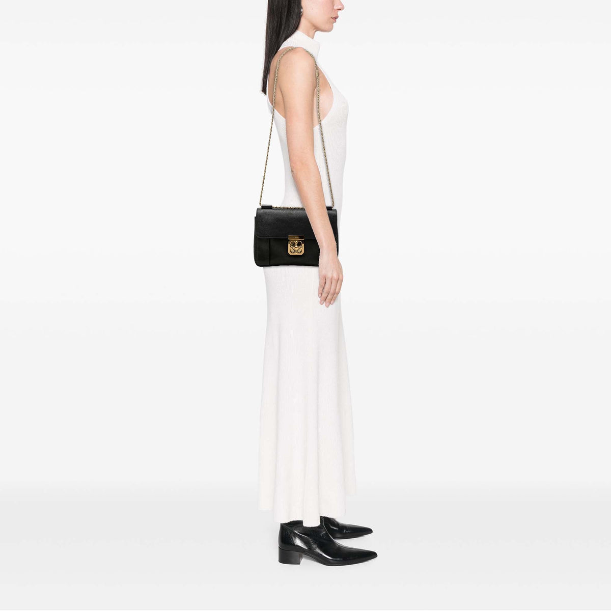 Chloé Medium Leather Elsie Crossbody