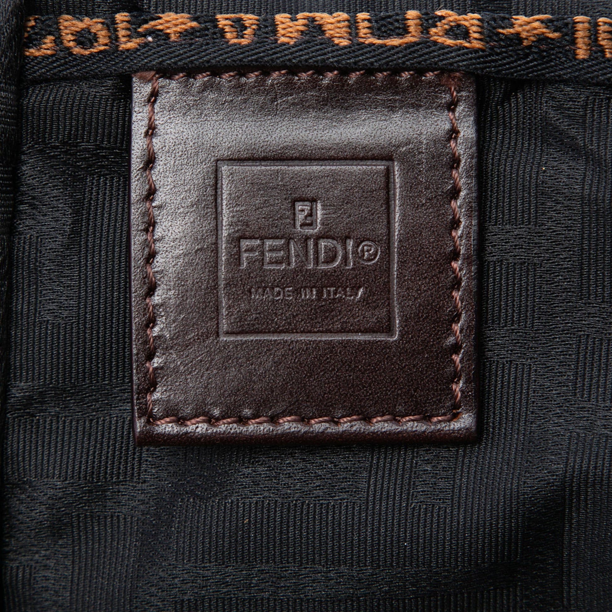Fendi Mini Zucca Canvas Handbag