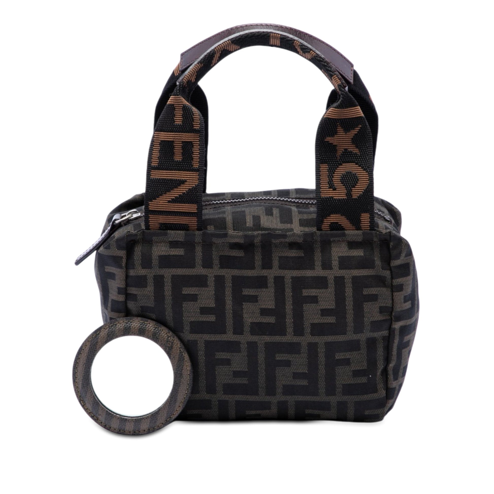Fendi Mini Zucca Canvas Handbag