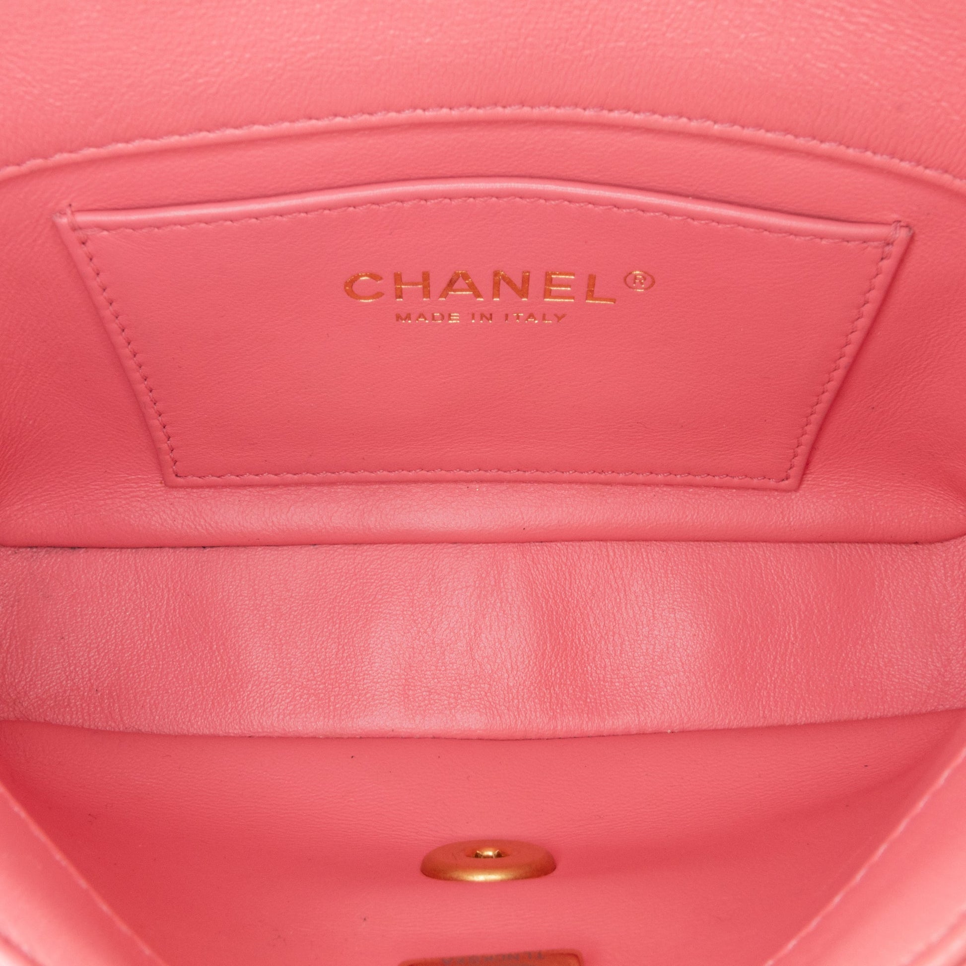 Chanel Mini Lambskin Pending CC Flap