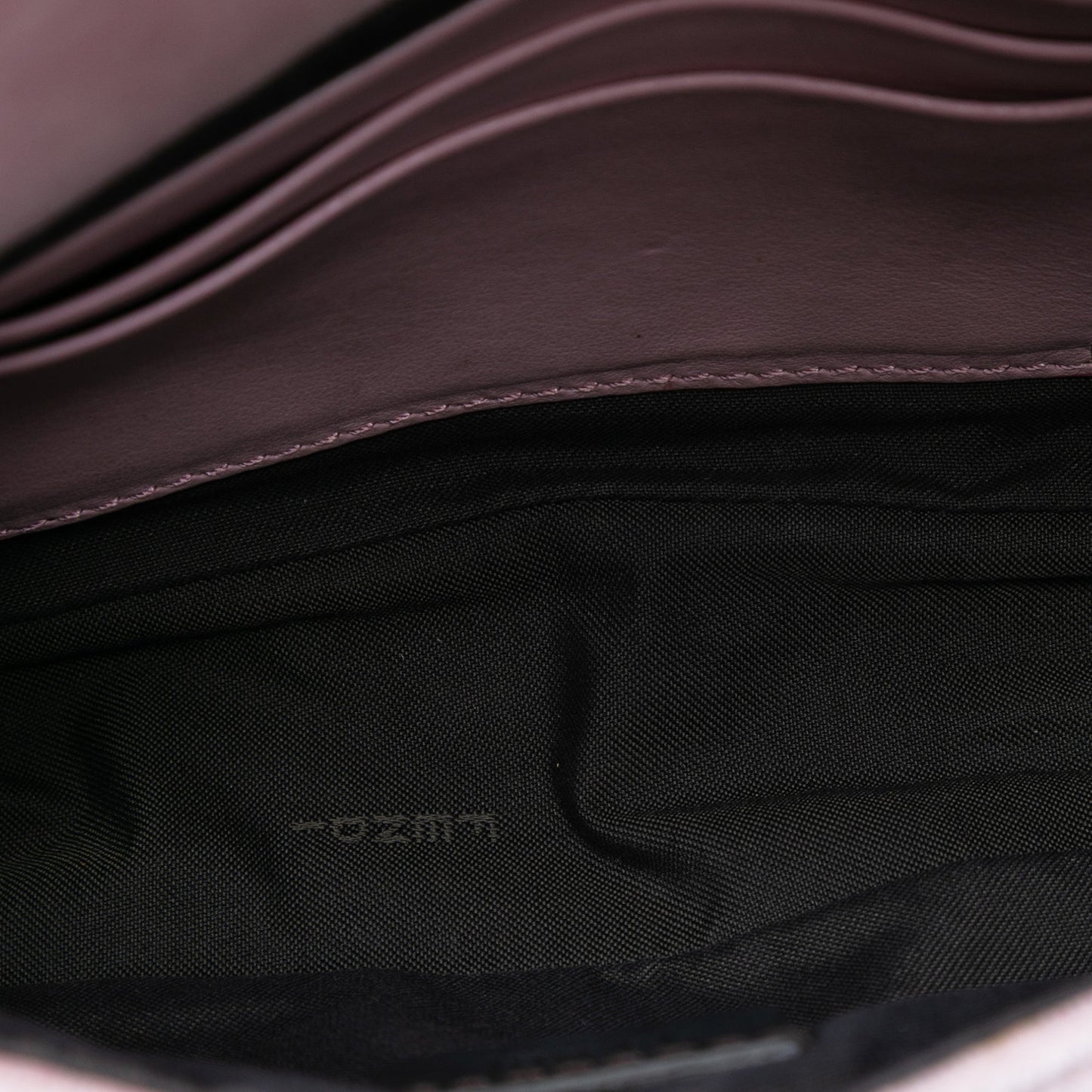 Fendi Mini Zucca Embossed Velvet Baguette Satchel