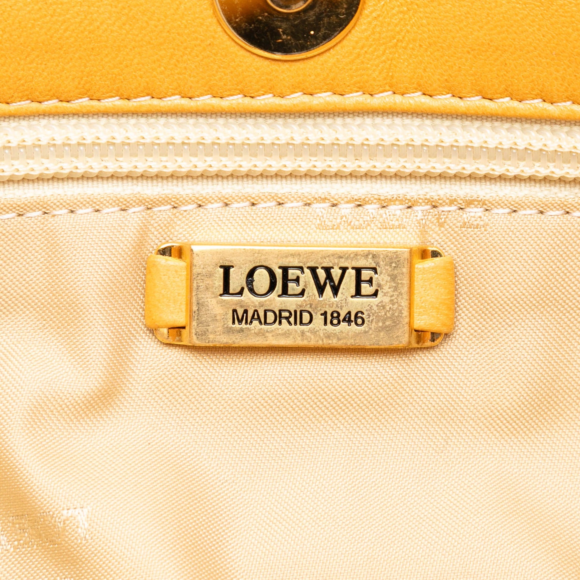 LOEWE Leather Anagram Tote
