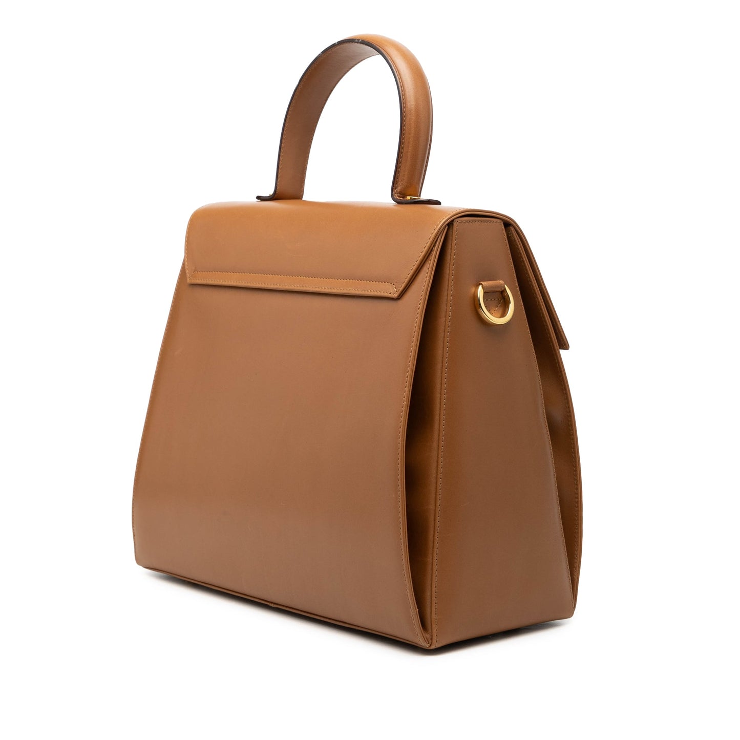 Ferragamo Small Leather Gancini Iconic Top Handle Bag