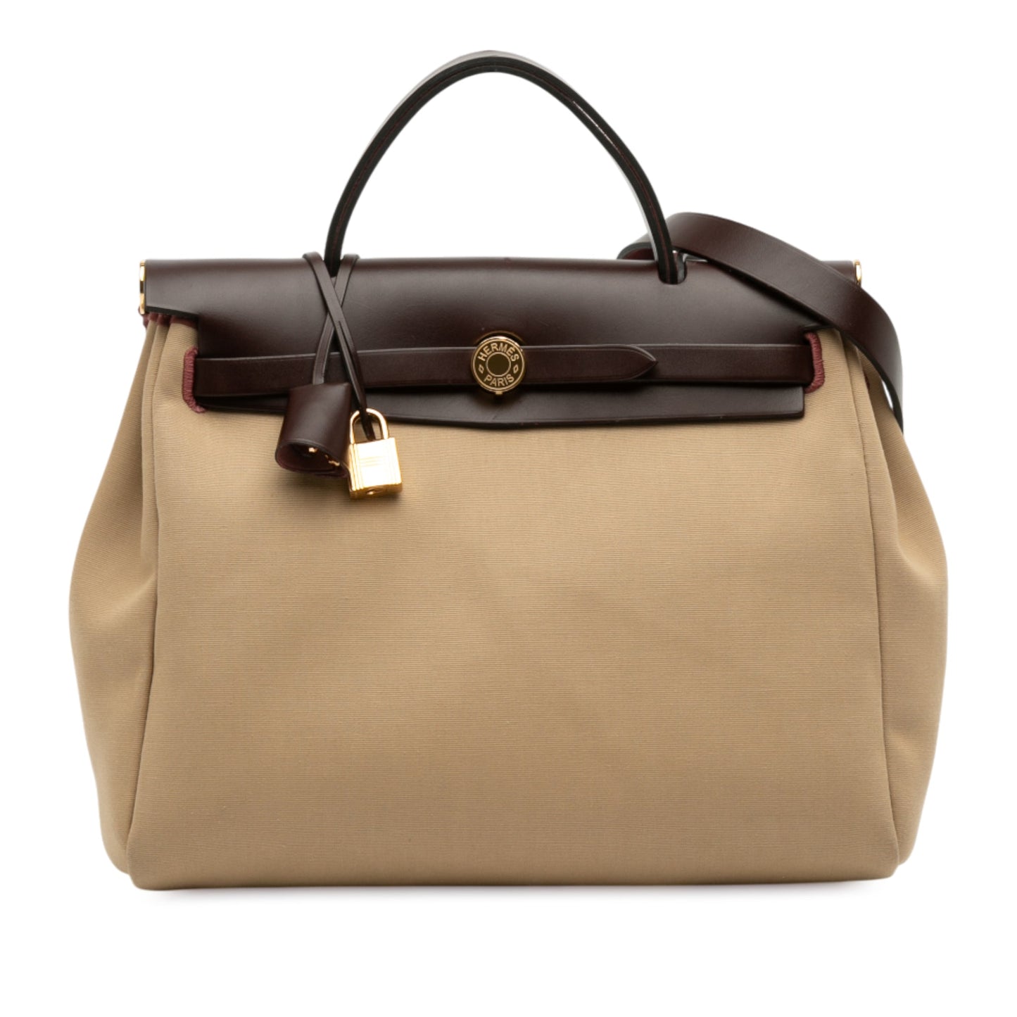 HermÃ¨s Toile Officier Vache Hunter Verso Herbag Zip 31