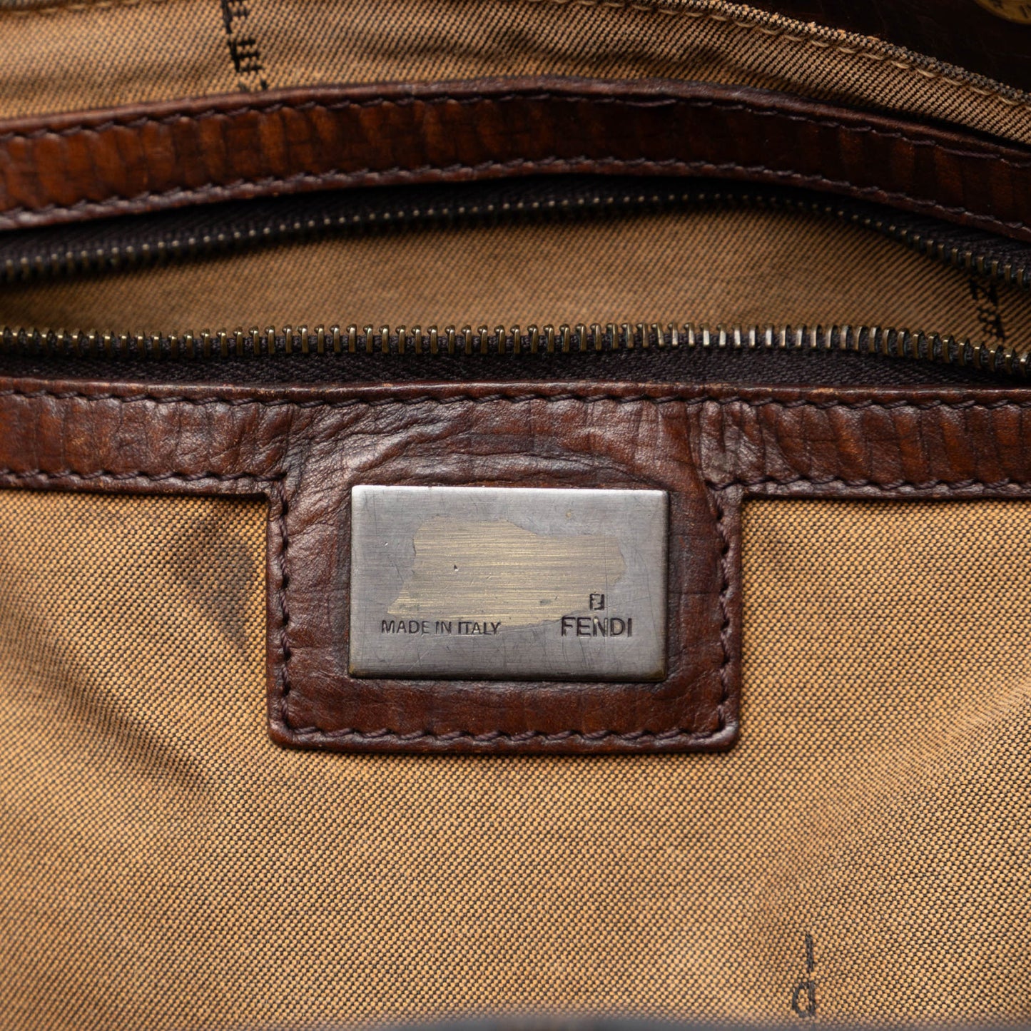 Fendi Zucca Canvas Etniko Handbag
