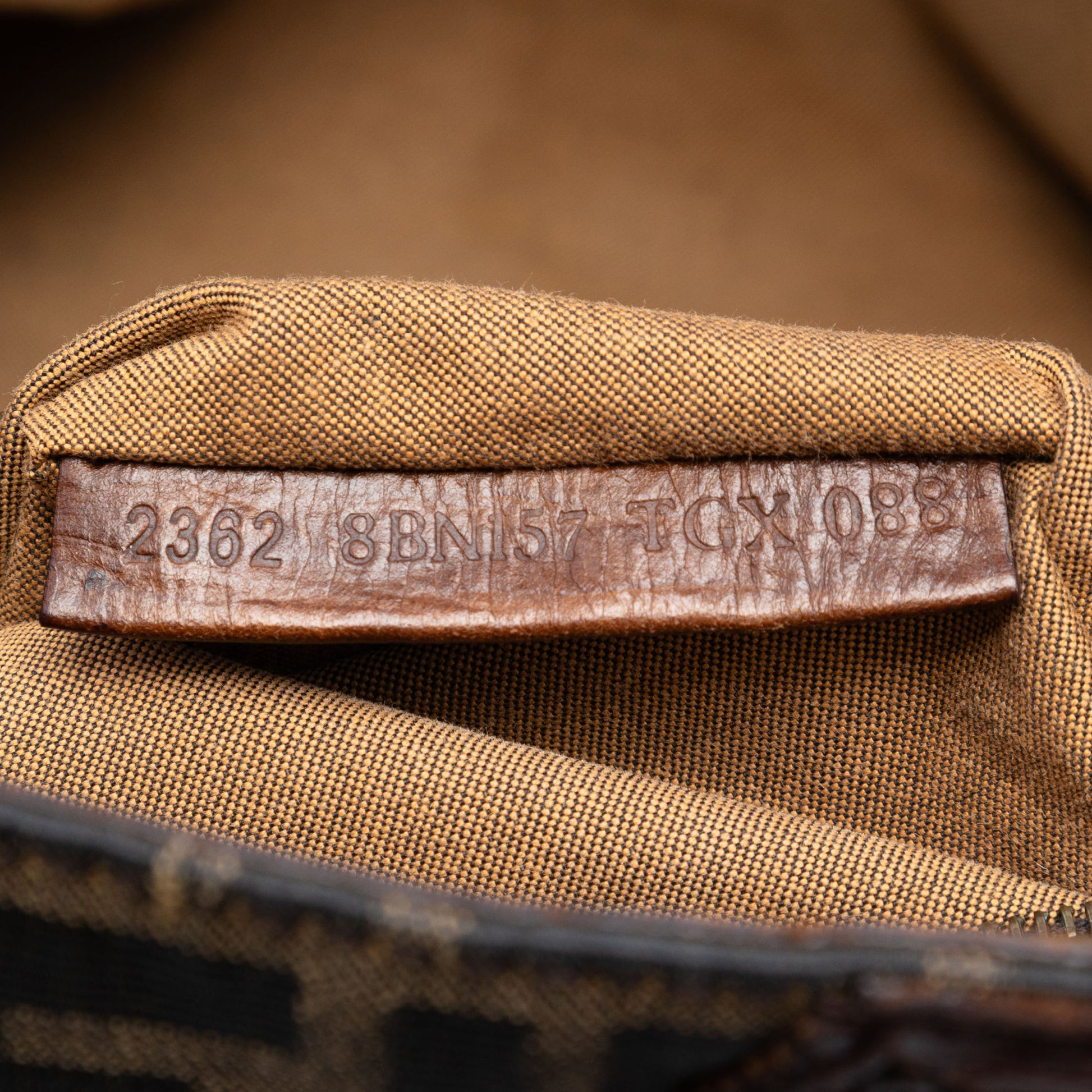 Fendi Zucca Canvas Etniko Handbag