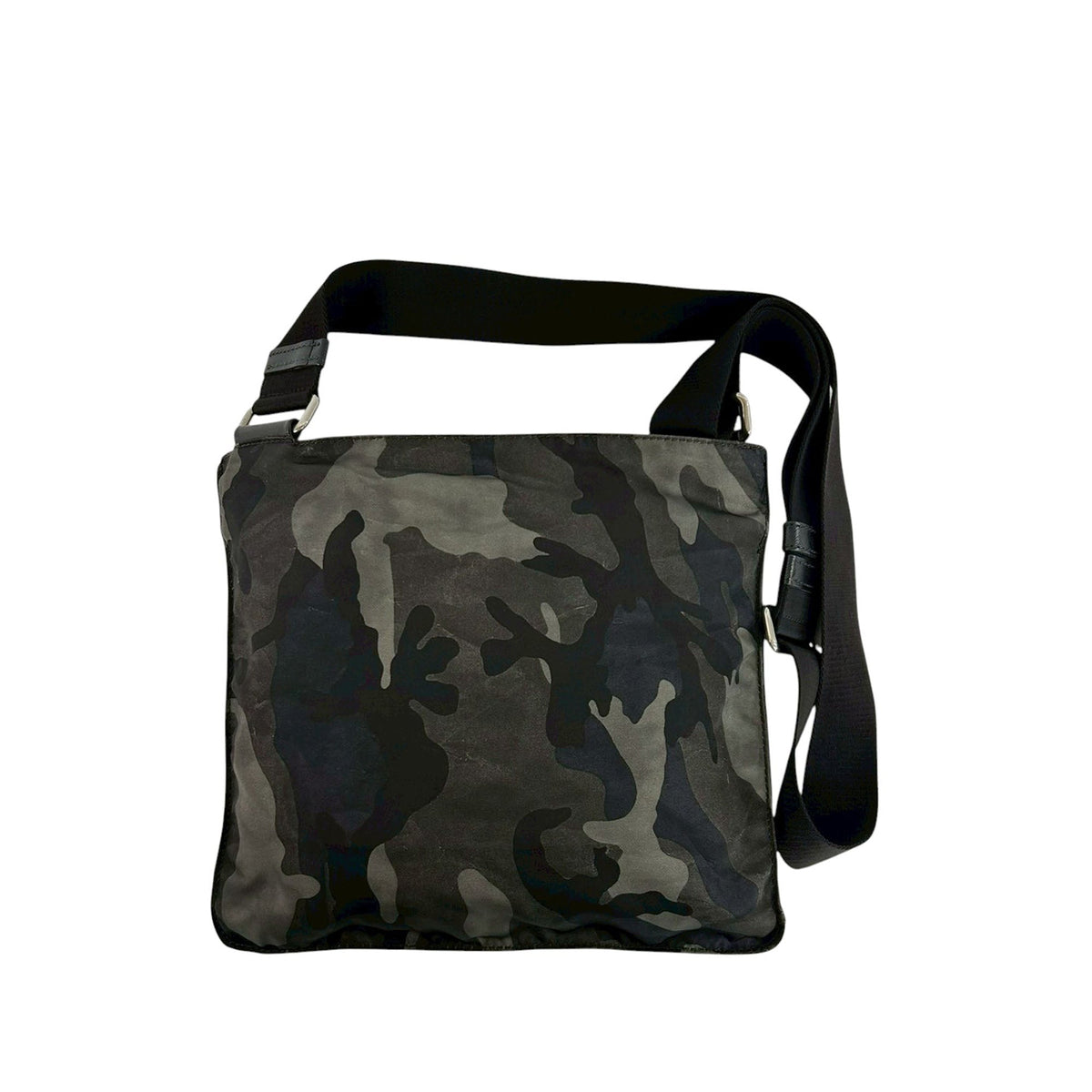 Prada Tessuto Camouflage Zip Top Crossbody