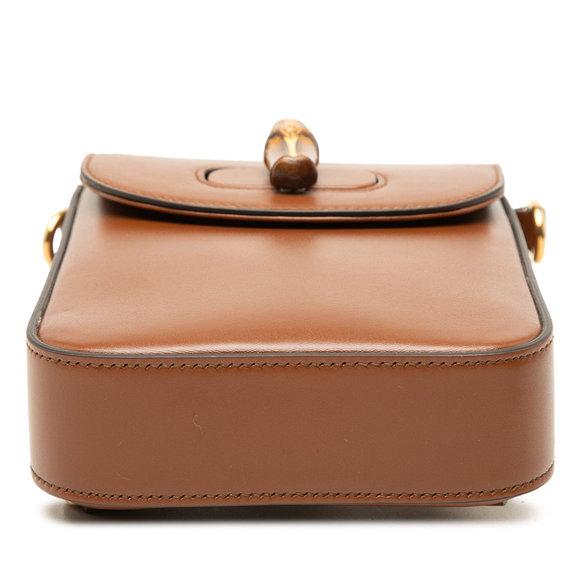Gucci Mini Calfskin Bamboo Top Handle Bag