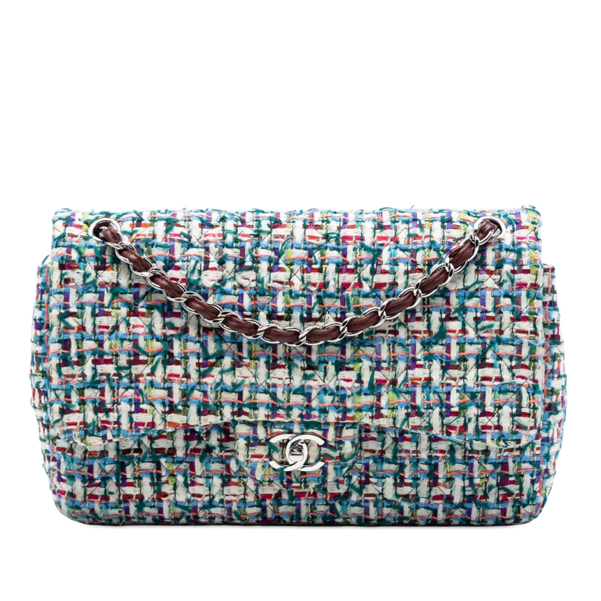 Chanel Jumbo Classic Tweed Double Flap