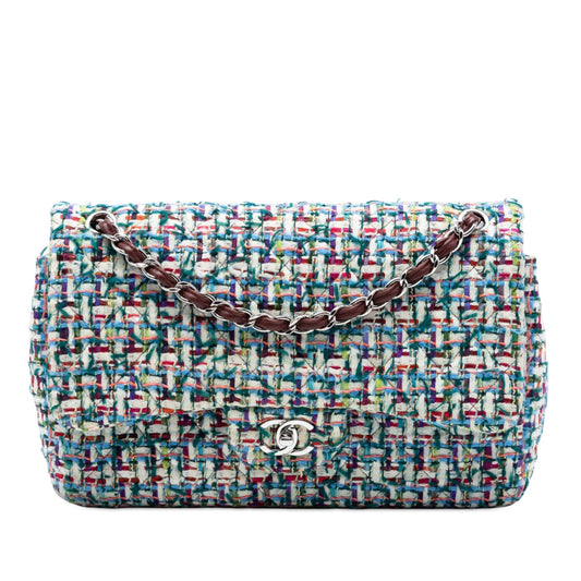 Chanel Jumbo Classic Tweed Double Flap