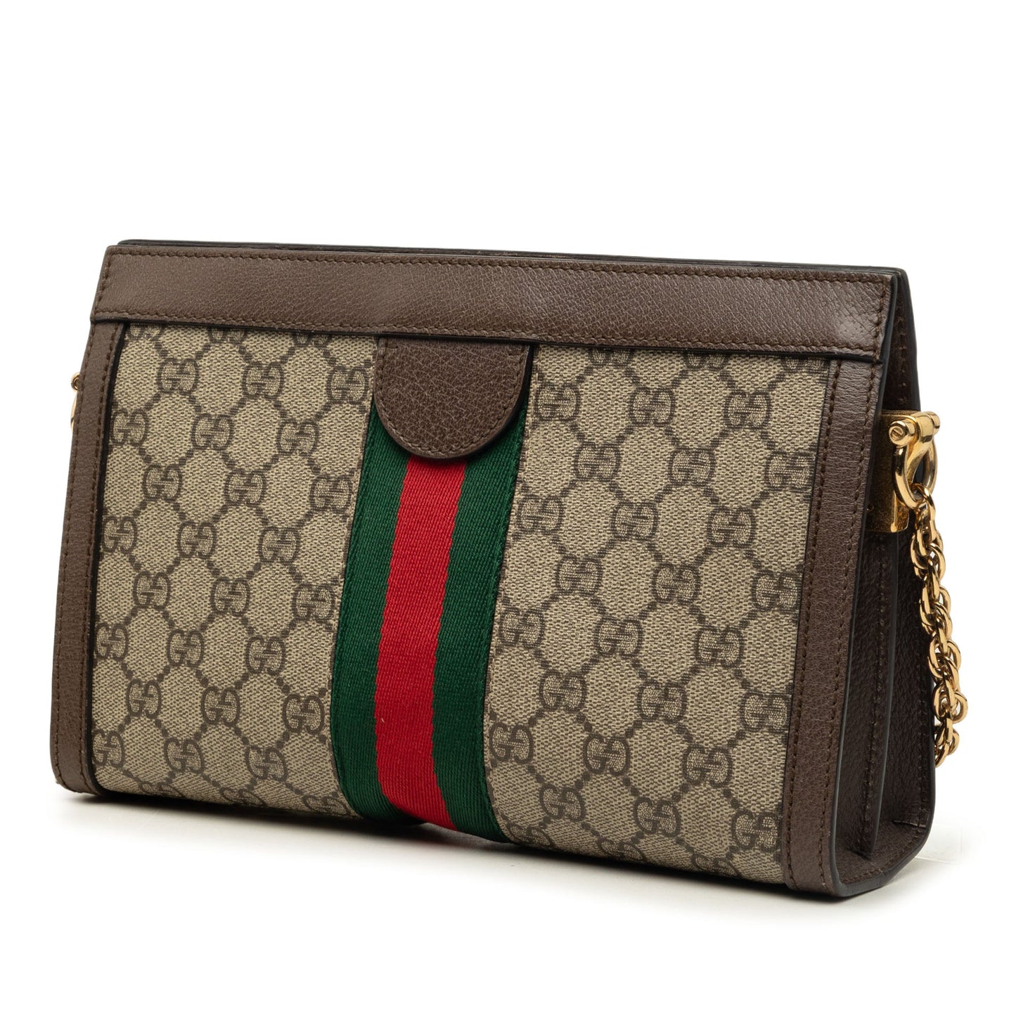 Gucci Small GG Supreme Web Ophidia Chain Crossbody