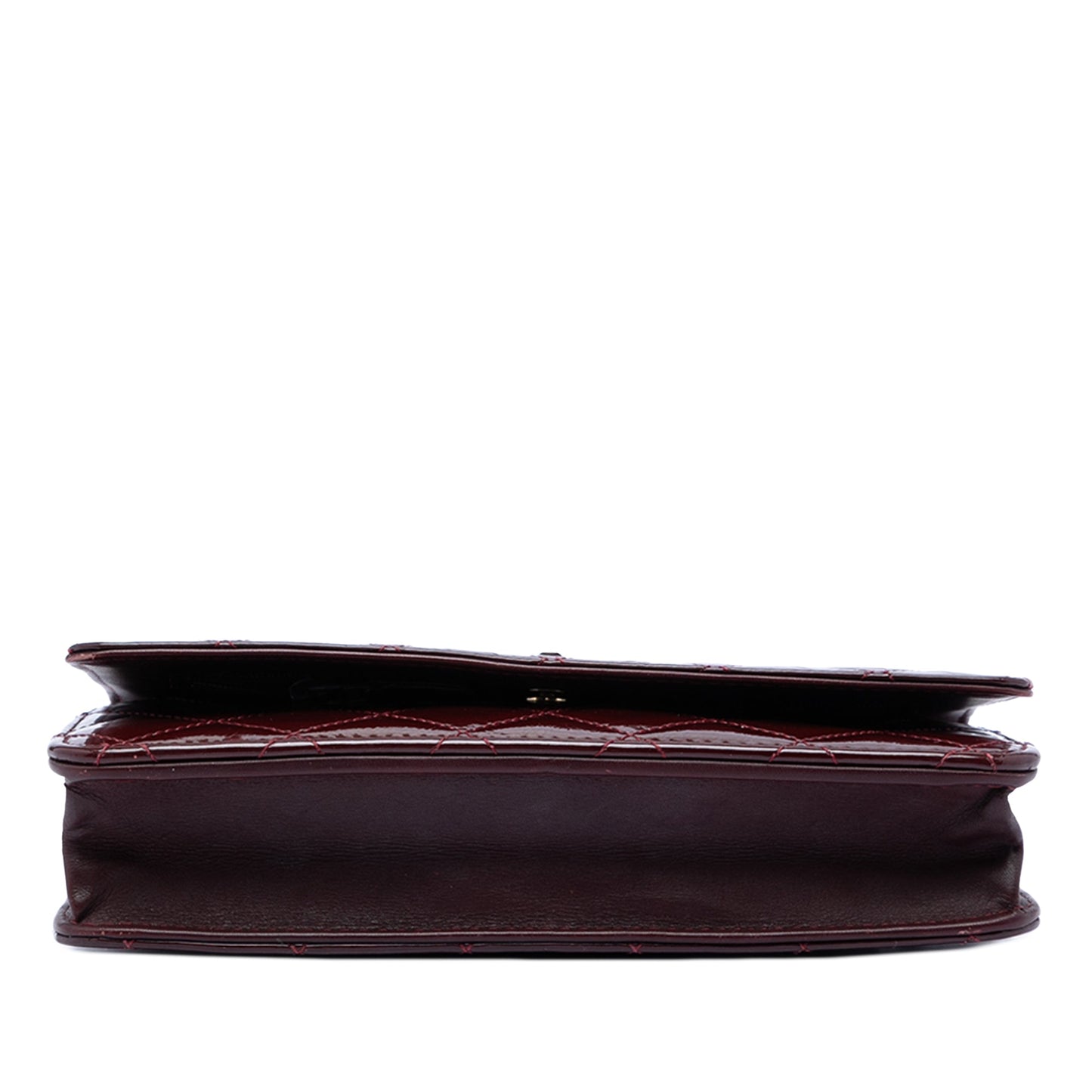 Chanel Quilted Patent Reissue 2.55 Wallet On Chain