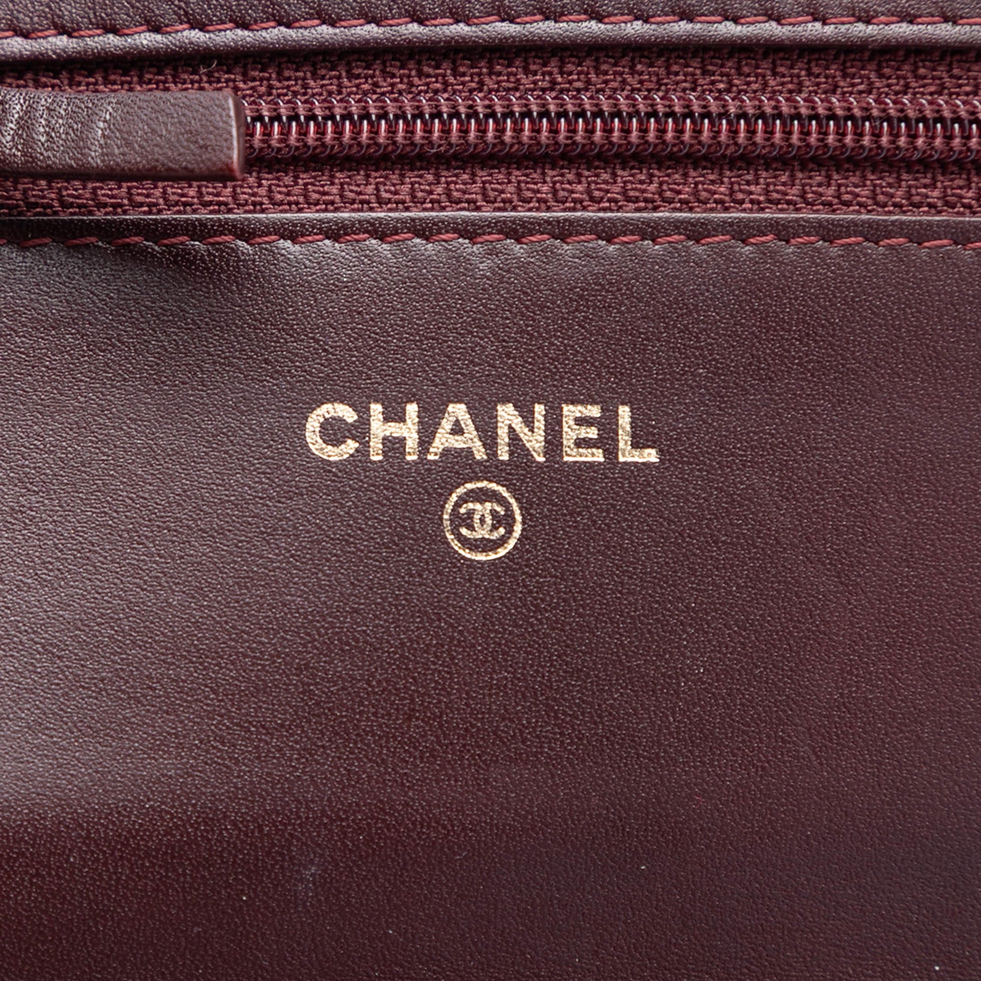 Chanel Quilted Patent Reissue 2.55 Wallet On Chain