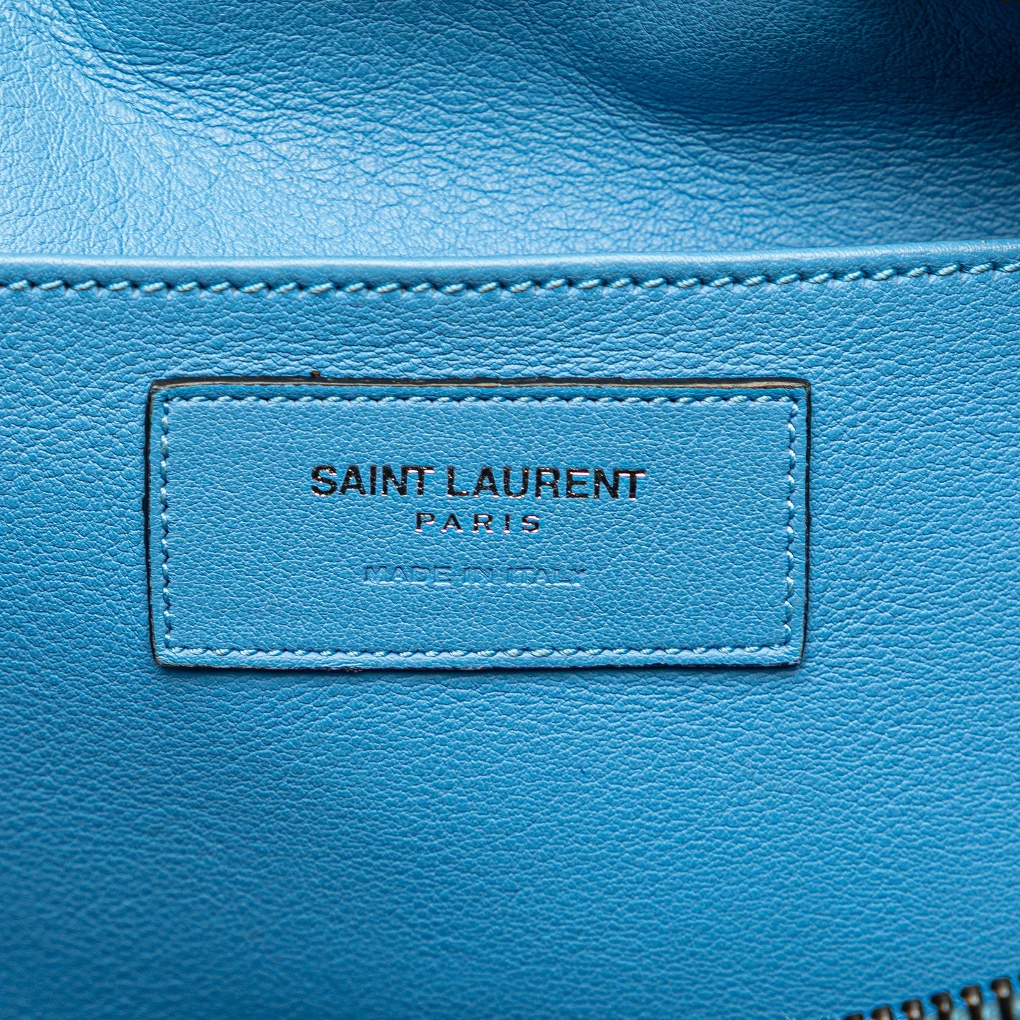Saint Laurent Small Leather Monogram Cabas Satchel