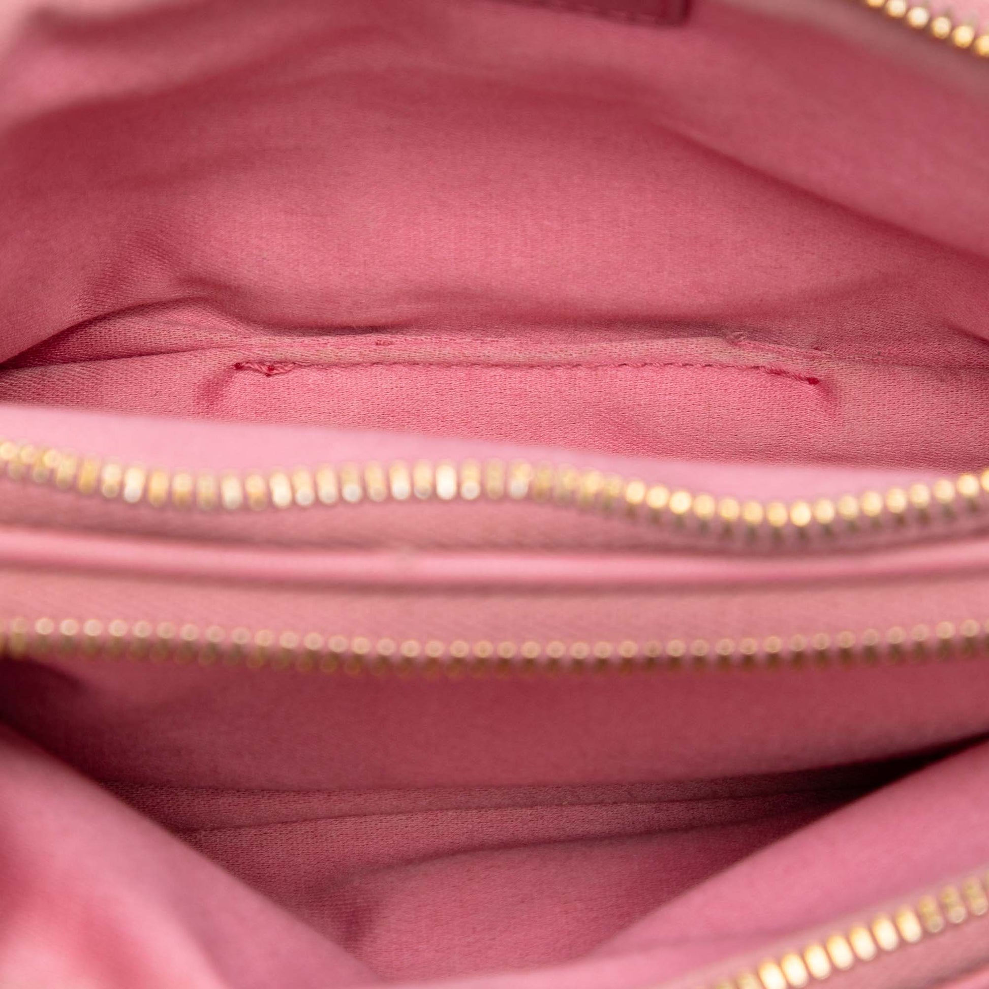 Miu Miu Nappa Matelasse Double Zip Handbag