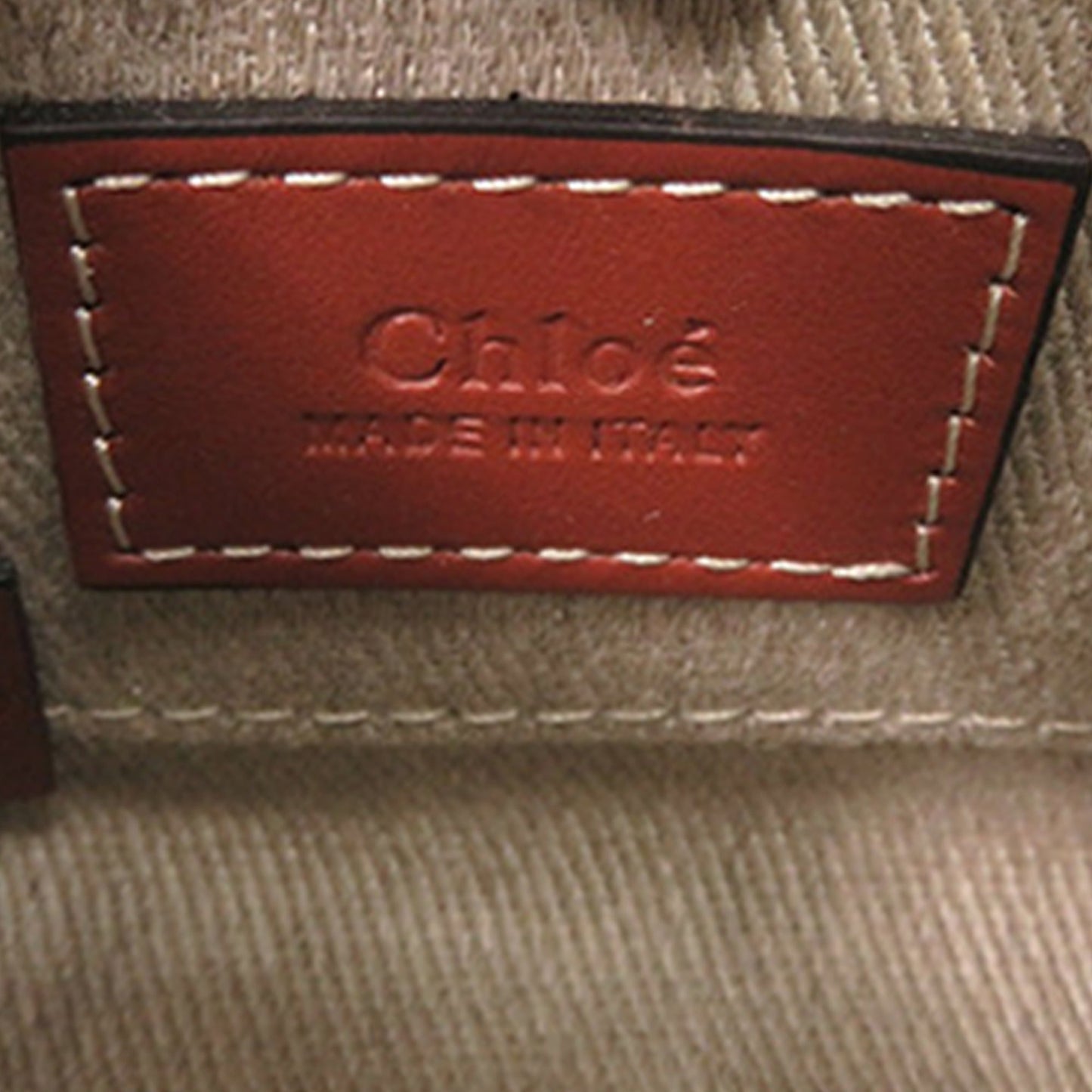 Chloé Nano Canvas Woody Satchel
