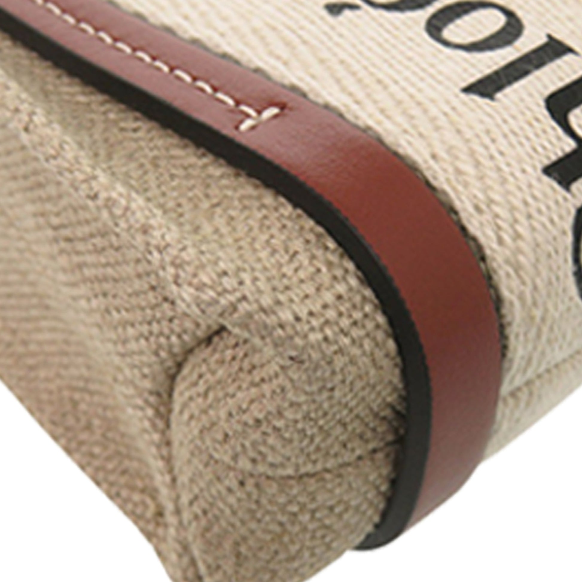 Chloé Nano Canvas Woody Satchel