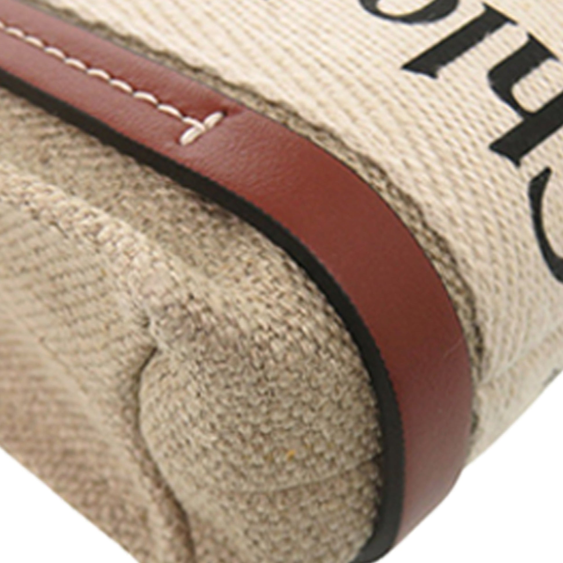 Chloé Nano Canvas Woody Satchel