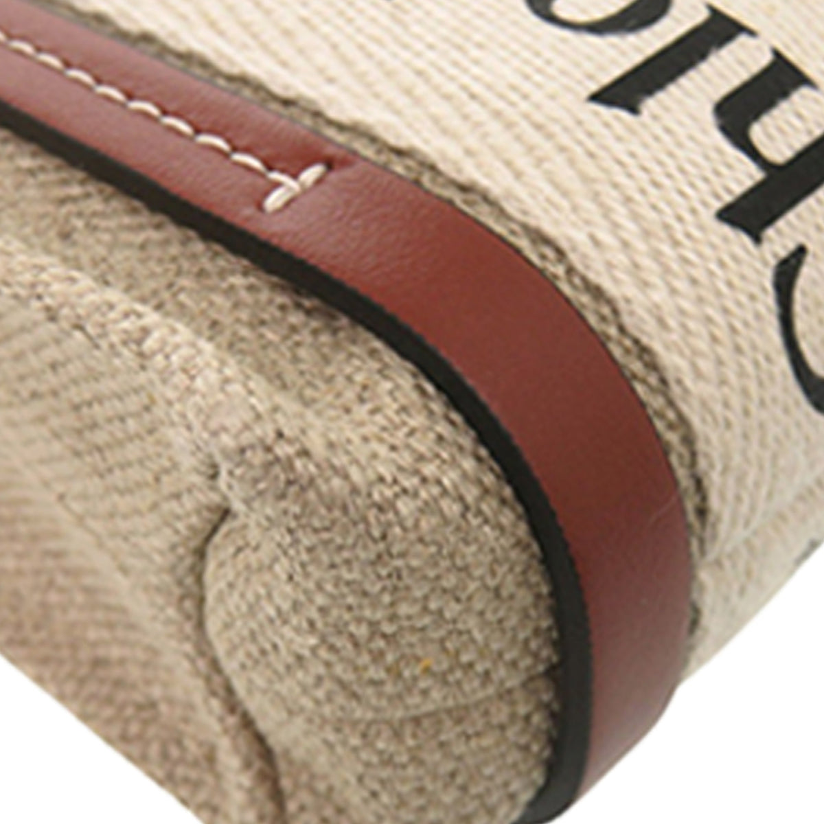 Chloé Nano Canvas Woody Satchel