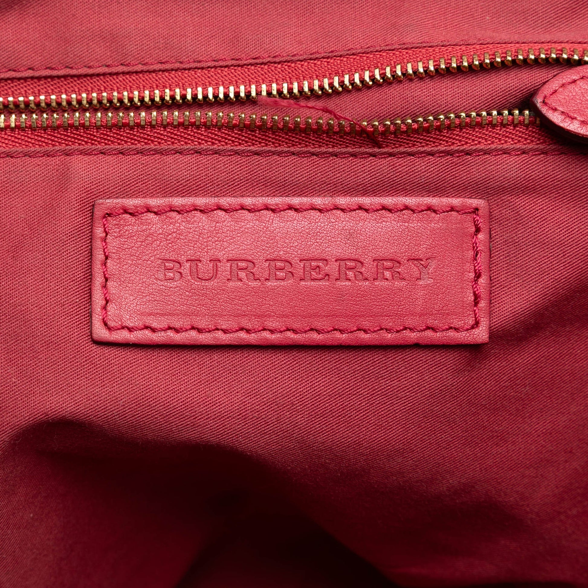 Burberry Small Haymarket Check Coated Canvas and Leather Canterbury Tote