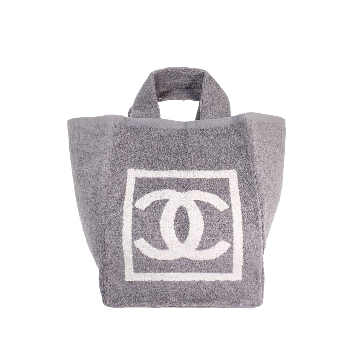 Chanel CC Terry Cloth Sports Line Beach Tote