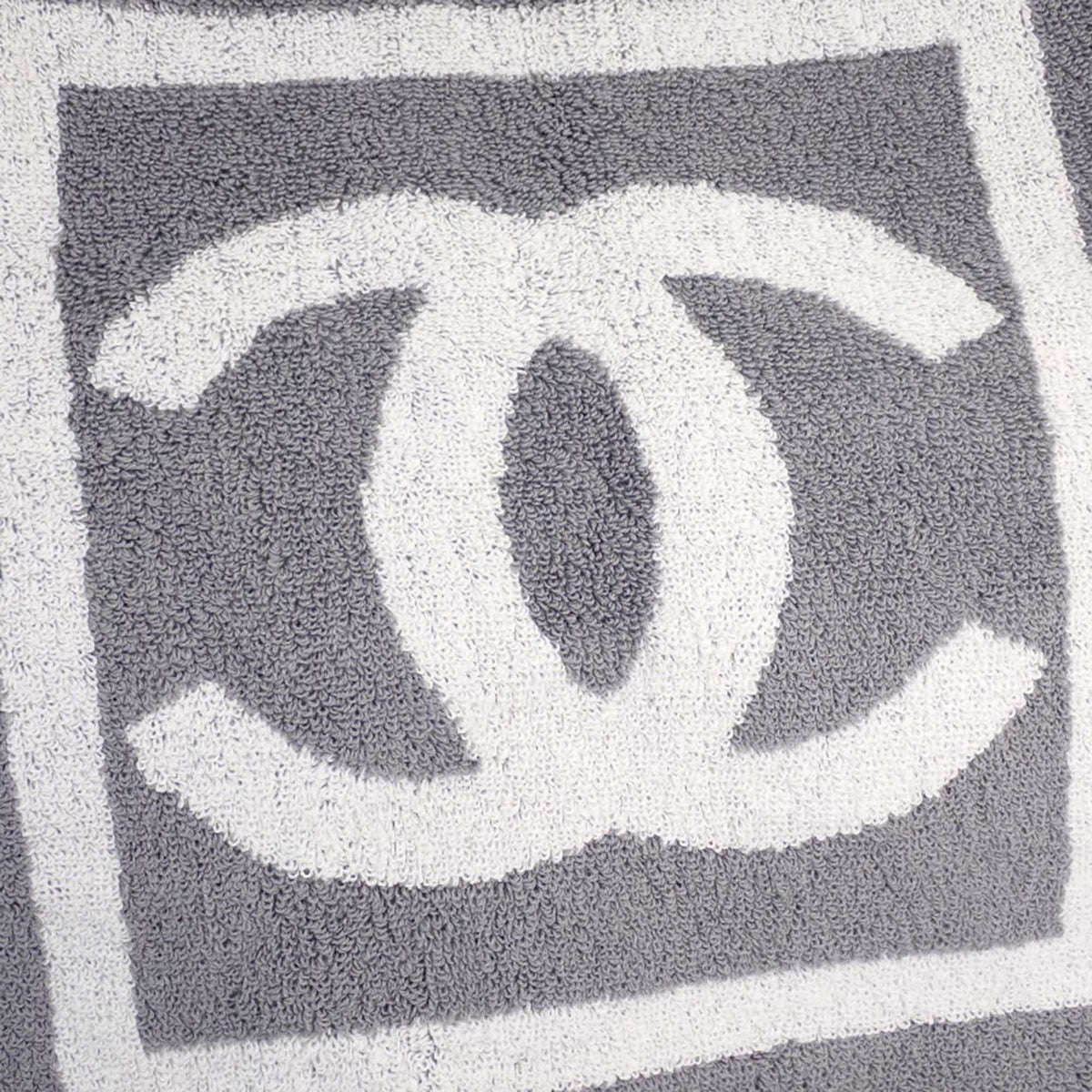 Chanel CC Terry Cloth Sports Line Beach Tote