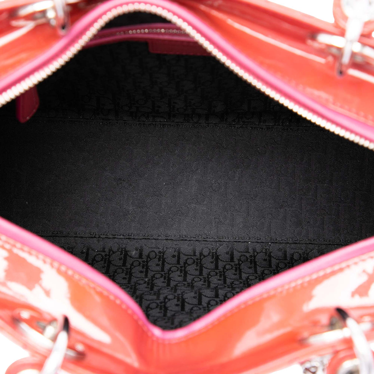 Dior Large Patent Cannage Lady Dior