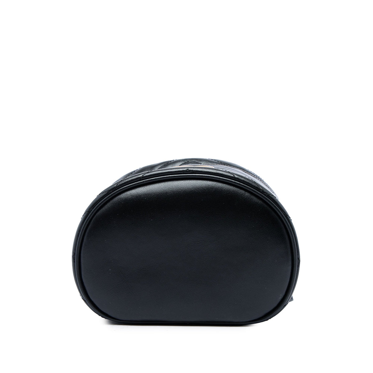 Gucci Mini GG Marmont Matelasse Calfskin Round Backpack — Black