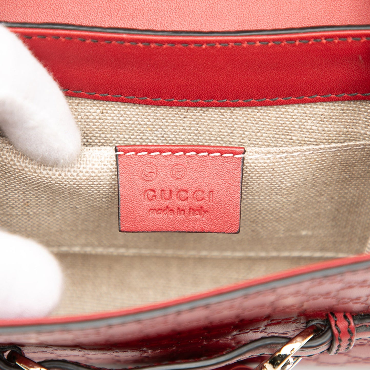 Gucci Mini Microguccissima Emily Crossbody