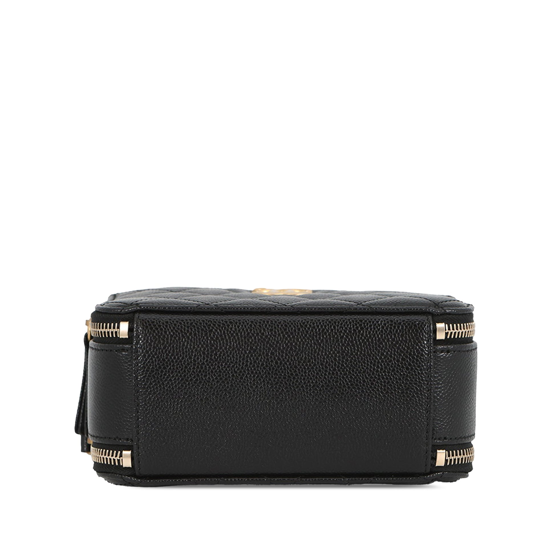 Chanel Mini Quilted Caviar Pick Me Up Vanity Case
