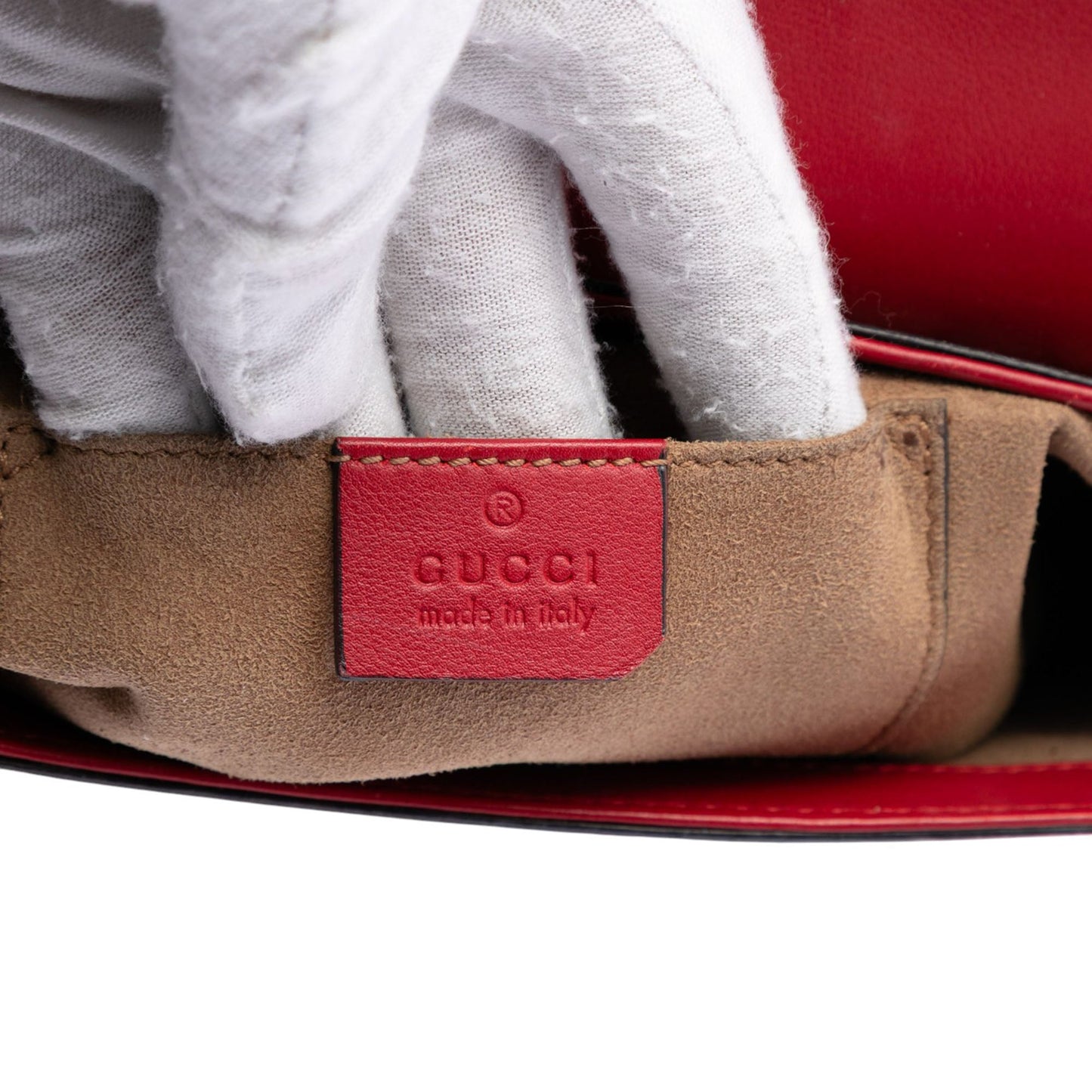 Gucci GG Supreme Web Padlock Crossbody