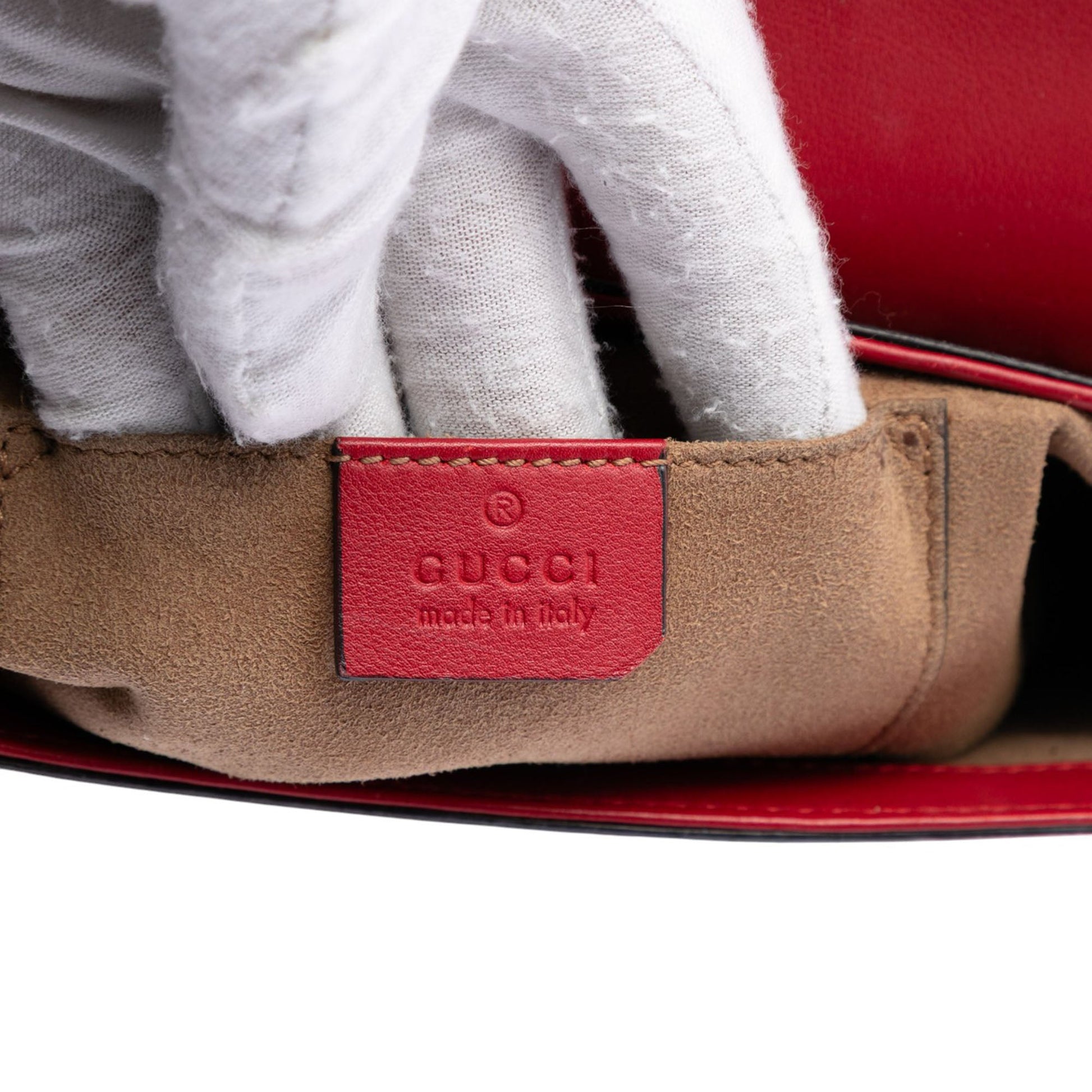 Gucci GG Supreme Web Padlock Crossbody