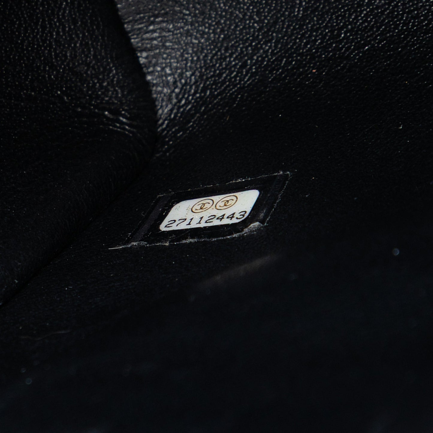 CC Chevron Calfskin Casual Trip Flap
