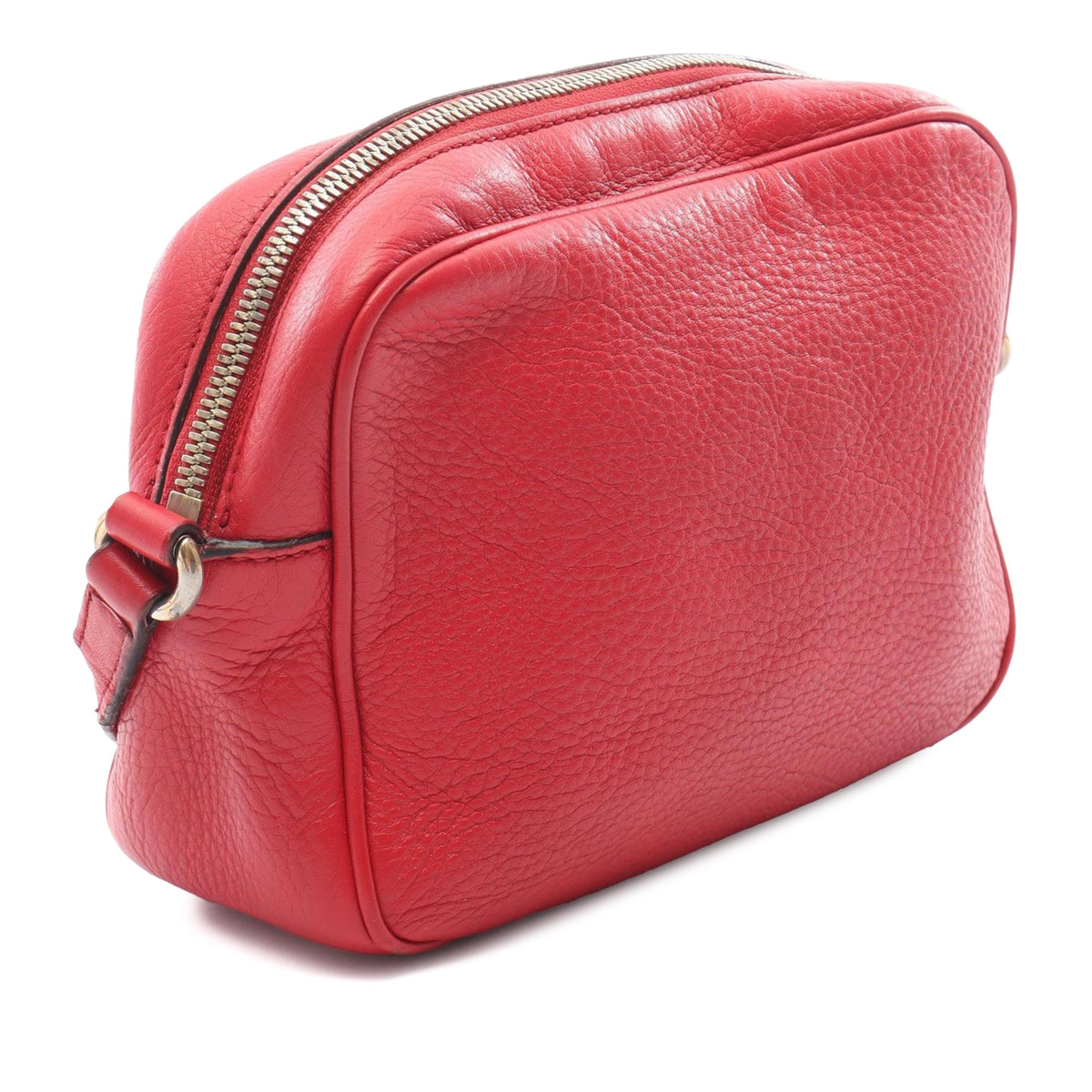 Gucci Leather Soho Disco Crossbody — Red