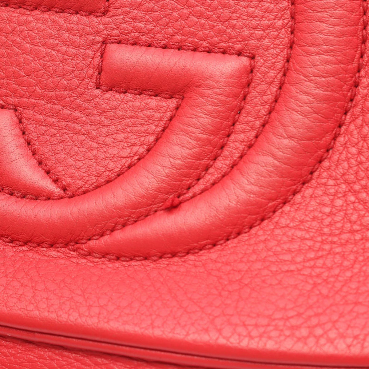 Gucci Leather Soho Disco Crossbody — Red