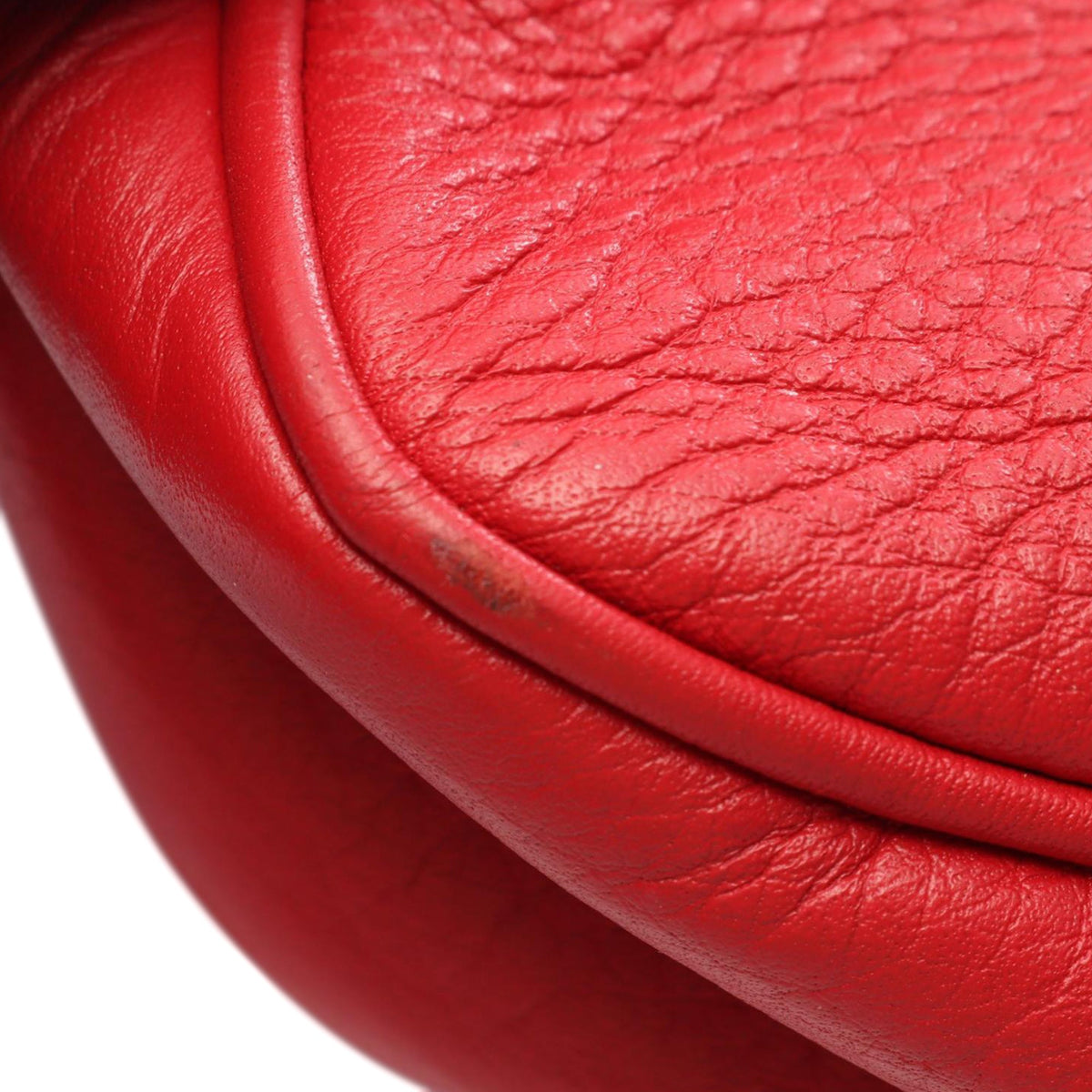 Gucci Leather Soho Disco Crossbody — Red