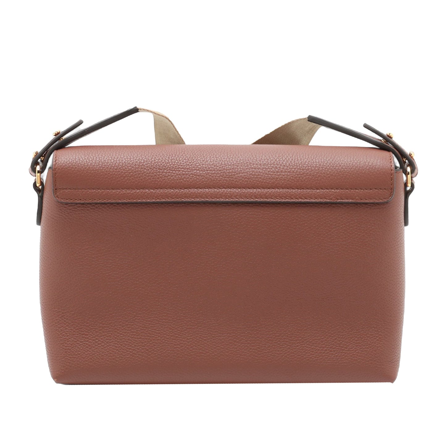 Burberry Leather and House Check Canvas Note Crossbody