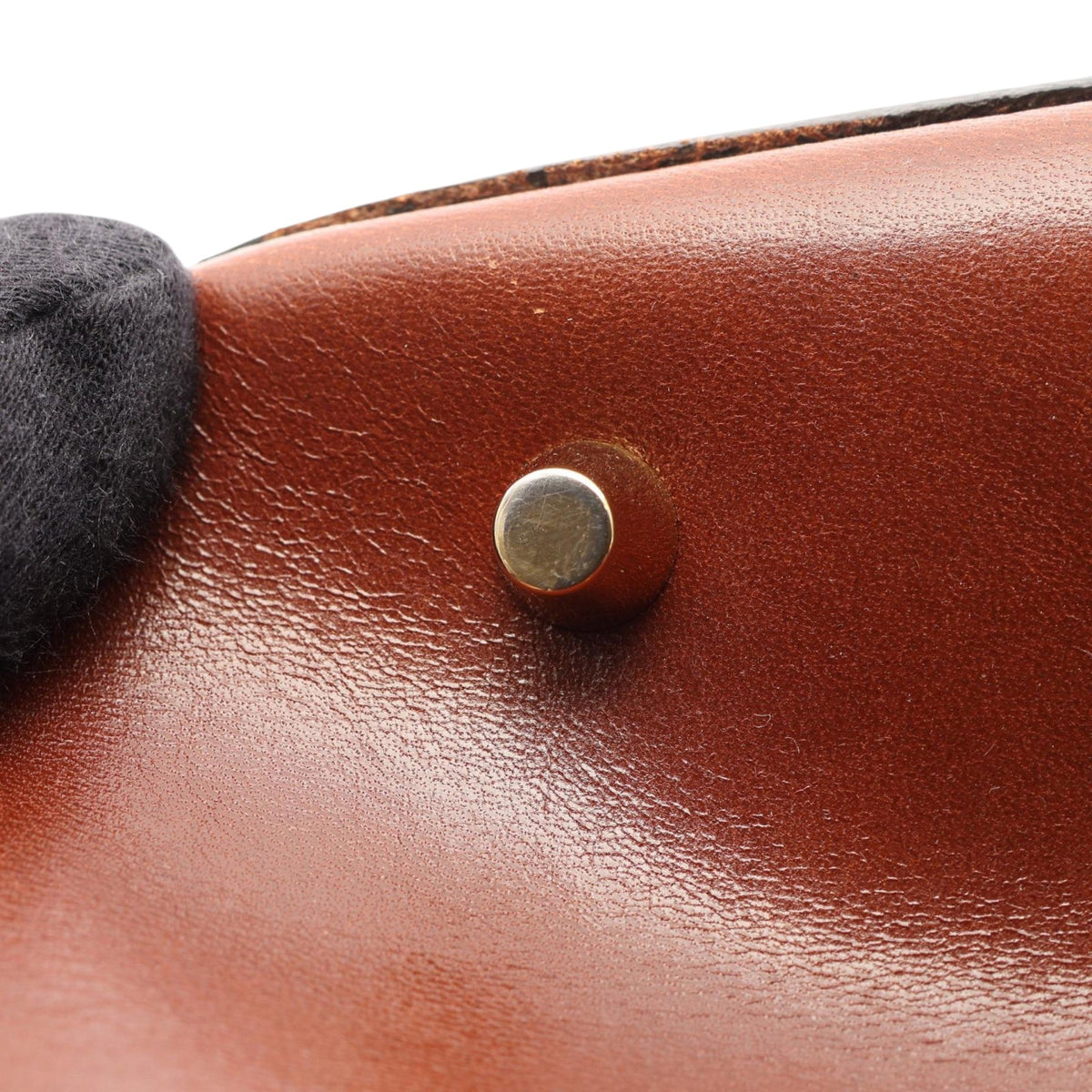 Burberry Small Calfskin Bridle Orchard Satchel — Brown