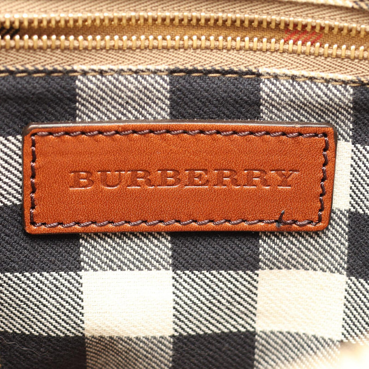 Burberry Small Calfskin Bridle Orchard Satchel — Brown