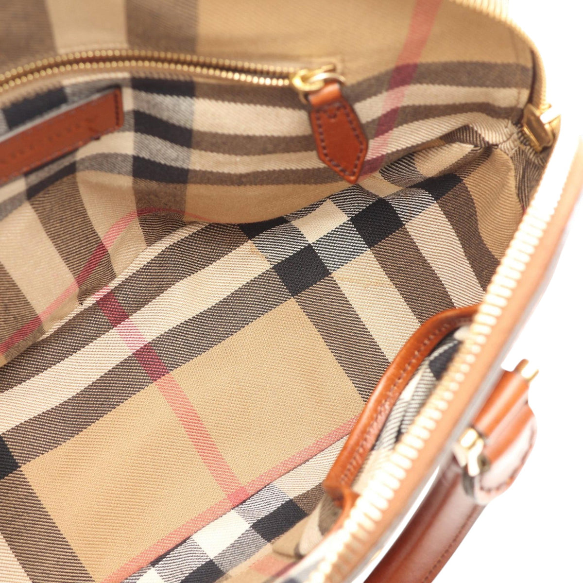 Burberry Small Calfskin Bridle Orchard Satchel — Brown