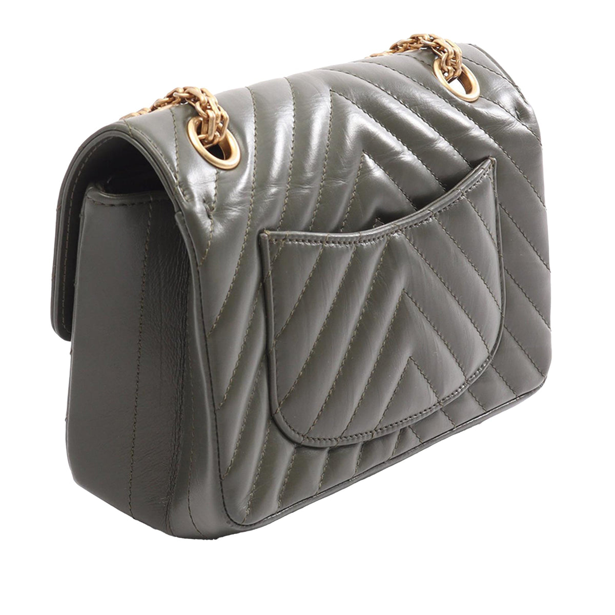 Chanel Mini Chevron Lambskin Reissue 2.55 Single Flap 224