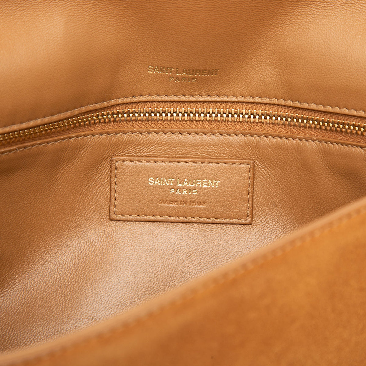 Saint Laurent Suede Monogram Kate 99 Tassel Bag