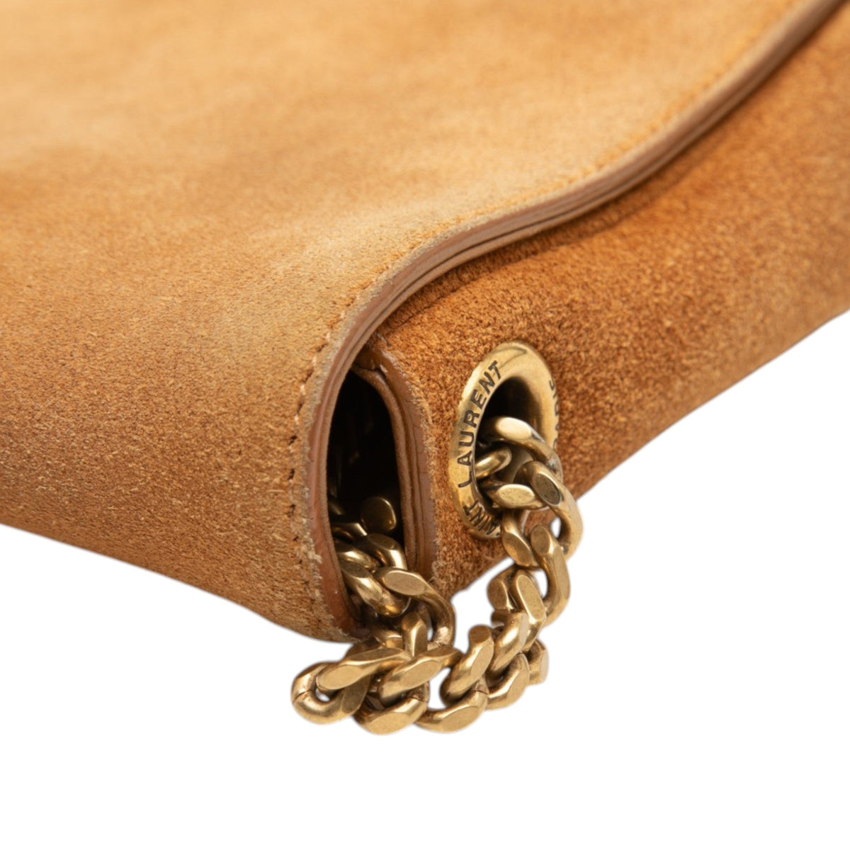 Saint Laurent Suede Monogram Kate 99 Tassel Bag