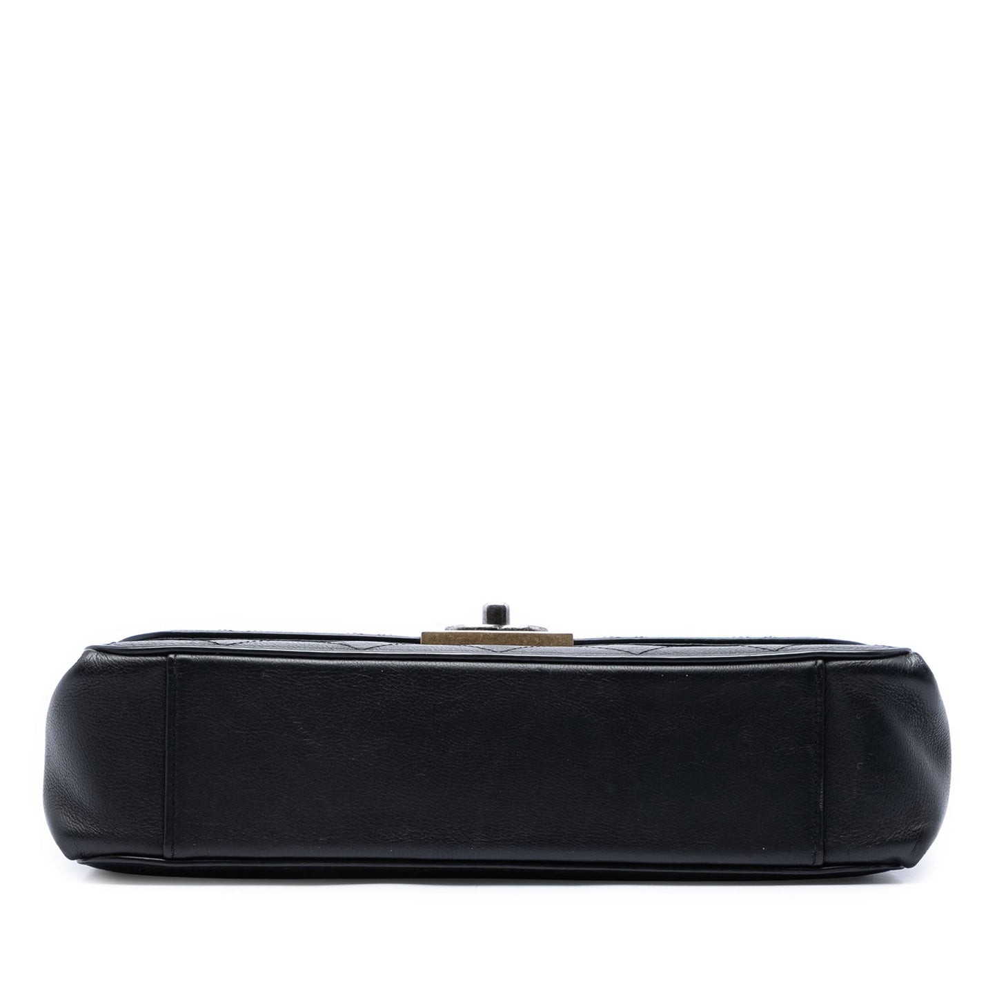 Chanel Medium Quilted Calfskin Straight Lined Flap