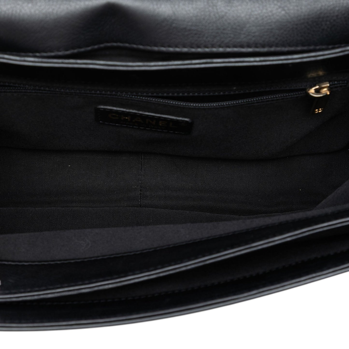 Chanel Medium Quilted Calfskin Straight Lined Flap